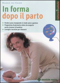 La vostra immagine allo specchio non vi soddisfa? Vorreste recuperare presto la forma dopo il parto? Oppure, dopo mesi in cui tutto ha ruotato intorno a vostro figlio, desiderate finalmente fare qualcosa per voi stesse? Il programma vincente: un'alimentazione corretta e tanto movimento. Questa guida vi insegna a mangiare in modo sano e gustoso per perdere i chili di troppo, senza conseguenze negative n per voi n per il bambino. I piatti proposti sono facili e veloci da realizzare. Il programma di ginnastica comprende esercizi dolci per le prime tre settimane dopo il parto, oltre a tecniche mirate per le zone critiche. Molti esercizi possono essere eseguiti insieme al bambino. 