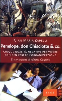  
A chi non  mai capitato di vivere sul lavoro momenti di tensione e smarrimento? Chi non ha mai sentito minacciata la propria serenit da un contesto organizzativo in continuo mutamento? Una soluzione, apparentemente paradossale,  per a portata di mano: proviamo a capovolgere la prospettiva e comportamenti tradizionalmente considerati negativi si trasformeranno nei nostri punti di forza. Attraverso le figure di Ulisse, Penelope, Cenerentola, Sherlock Holmes e don Chisciotte - metafore di qualit 'negative' diffuse - il libro propone un metodo fatto di riflessioni, esercizi, percorsi di autodiagnosi, azioni concrete, per sviluppare il proprio potenziale e la propria efficacia nella relazione con la vita organizzativa. 